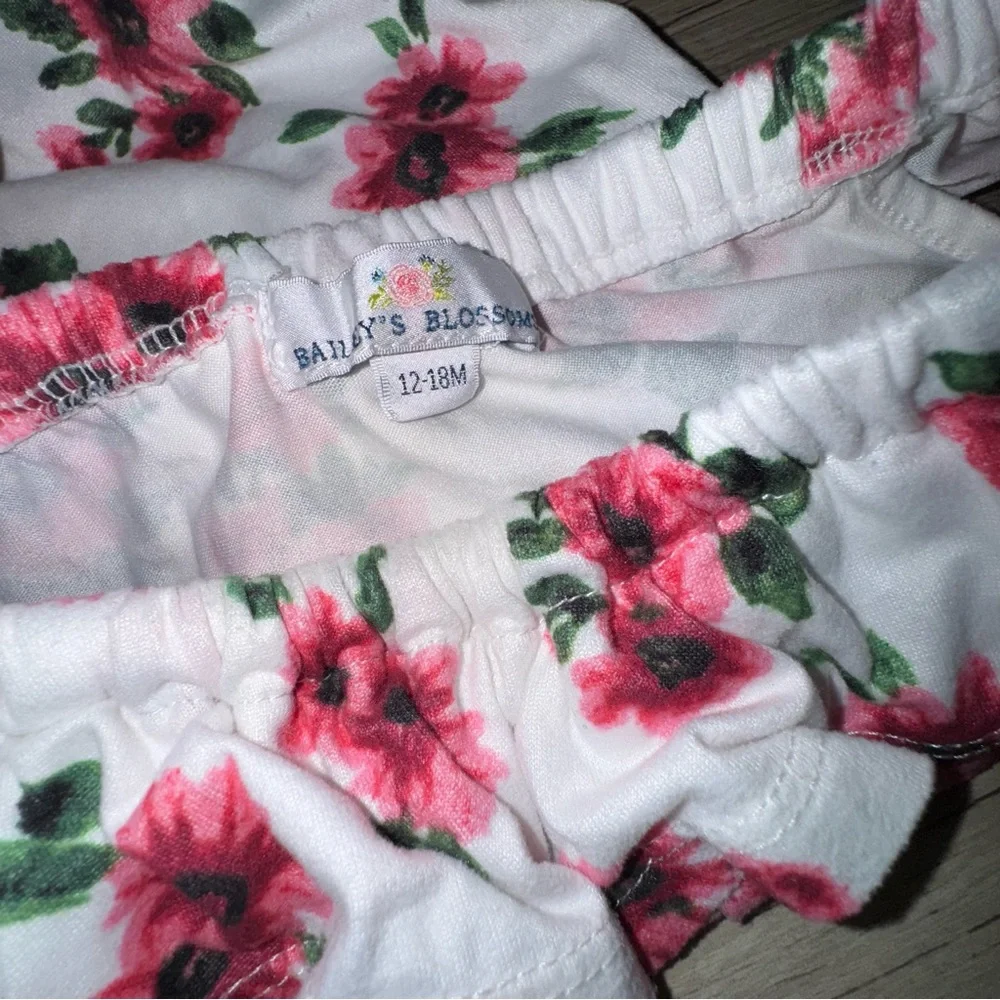 ☀️6/$20☀️ Bailey’s Blossoms Ruffle Bodysuit